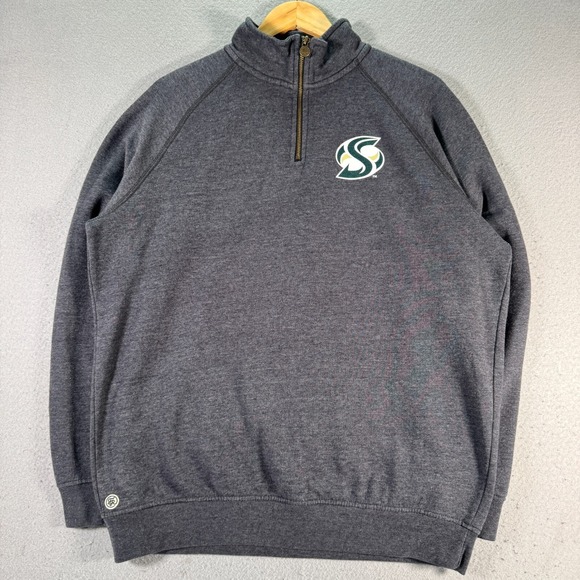 Other - Sacramento State Hornets Quarter Zip Sweatshirt Adult Large‎ Gray Fall Rush NCAA